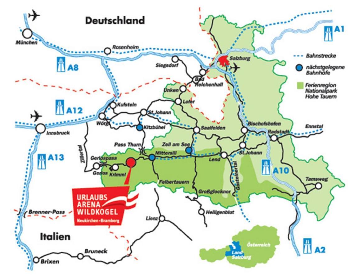 Villa Zeppelin - App Bergkristall Bramberg am Wildkogel Exteriör bild
